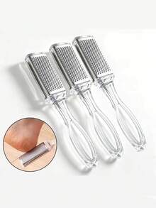 1/2/6/10pcs Foot Exfoliation Tool Set, Stainless Steel Double-Sided Foot File With Heel Scraper, Reusable Dead Skin Removal Tool, Suitable For Home Salon Foot Care And Grooming, Unisex Daily Use Nail Care Gift - Foot File and Callus Remover - View 10
