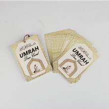 UMRAH Dua Card Gift Set, Religious Memorial Prayer Card, Portable Hanging Card For Party Favors & Friends Gift - View 10
