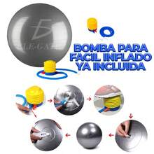 Pelota para Estabilidad Barre de Fitness Yoga Pilates Core Entrenamiento y Terapia Física. - Multicolor - Ver 8