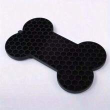 1pc Bone Silicone Licking Pad For Dogs, Slow Feeding Pad, Pet Slow Feeding Pad - Multicolor - View 13