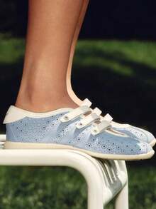 Adidas Originals Adidas ANFU W Unisex Low-Top Sports Casual Shoes LA1348 - Blue and White - View 2