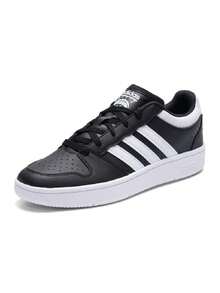 Adidas Men's HOOPS CLASSIC 2026 Summer New Retro Low-Top Casual Sports Skate Shoes KI1056 - Black/White - View 8