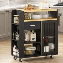 Multipurpose Carts & Push Cabinets - 白色的 - 查看 1