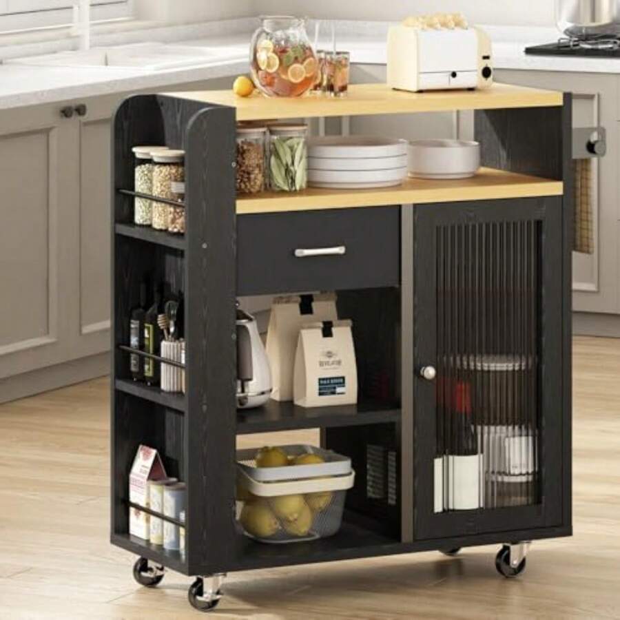 Multipurpose Carts & Push Cabinets - 白色的 - 查看 1