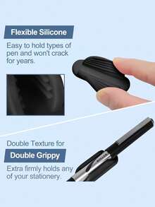 1pc Silicone Self-Adhesive Pen Holder, Can Be Used To Organize Markers On Desk, Notebook, Wall Or Clipboard, Reusable, Suitable For Teachers, Applicable For Classroom, Office And School - Multicolor - View 9