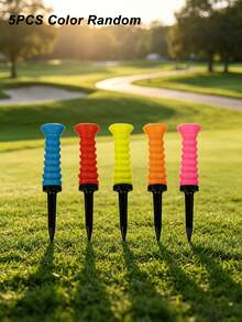 83mm/3.24 Inch Elastic Rubber Golf Tee, Flexible And Durable Golf Accessory - Multicolor - View 12