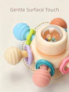 Multifunctional Baby Sensory Teething Rattle Toy, Newborn Early Development Learning Gift, Baby Teething Toy, Baby Teething Toy - Multicolor - View 9