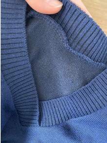 Boys' Junior Sweater, V-Neck Knit Sweater – Basic And Comfortable, Autumn/Winter 2026. - Sky Blue - View 4