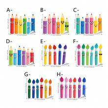 Dopamine Rainbow Cartoon Funny Smiling Face Crayon Drawing Window Sticker, Double-Sided PVC Static Adhesion Glass Decal, Suitable For Back To School Season Classroom, Kindergarten, Bedroom, Study Room And Home Decor - Multicolor - View 6