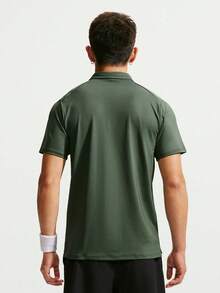 Nike Men's AS M NKCT DF ADVTG Knit Polo Shirt With Collar Short Sleeve TFZ6908-303 - Green - View 2
