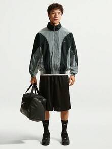 Nike Jaket Pria AS M NK DF V&R Woven Tanpa Tudung IM5888-084 - Light Grey - View 6