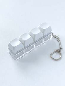1pc Colorful Keyboard Keycap Keychain - Fun Desktop Stress Relief, Relieves Stress And Anxiety, Interesting Office Decor, Unique Gift Choice, Suitable For People With Autism Or Those Who Like Pranks. Can Relieve Stress And Anxiety. It Is Also A Perfect Gift For Holidays, Birthdays, Christmas And Parties. Dorm Room Stuff, Back To School, Dorm Essentials, Halloween Decorations, Fall Decor, Halloween - Multicolor - View 14