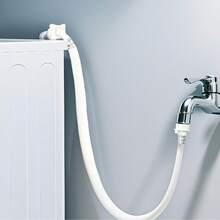 MANGUERA PARA LAVADORA DE 200CM EN COLOR BLANCA; IDEAL PARA DARLE MEJOR FUNCIONAMIENTO A LAVADORAS DEL HOGAR - 200 cm - Ver 2