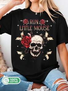 Women T-Shirts - 黑色 - 查看 1