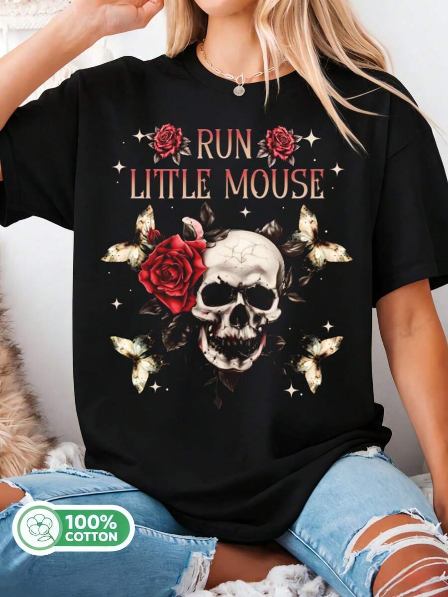 Women T-Shirts - 黑色 - 查看 1