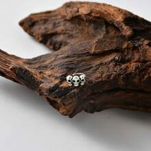 1/2pcs Vintage Gothic Punk Skull Decor Ear Clips, Halloween Witch Style Jewelry, Unisex Gift - Multicolor - View 7