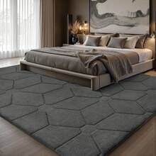 Sour Lemon Rugs Living Room Large 160x230cm,Decorative 3D Carved Area Rugs For Bedroom,Extra Large Rugs For Living Room,Machine Washable Rug Anti Slip Short Pile Rug Carpets Mat For Lving Room, Bedroom, Home Decor - Dark Grey - View 6