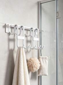 Shower Door Hook, Multi-Functional Hook For Hanging Clothes, Bathrobes And Towels, Heavy-Duty Hook Designed For Glass Shower Doors - Multicolor - View 5