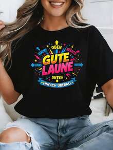 Damen-T-Shirt mit V-Ausschnitt und dem Slogan "Good Vibes Easy Everywhere", Y2K-Style, Oversized, Unisex, für Damen und Herren, Urban Beachwear, Fotografie und Komfort - Weiss - Übersicht 10