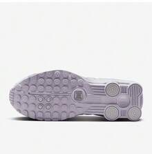 NIKE Shox R4 New Women's Versatile Retro Durable Cushioning Training Casual Sports Running Shoes HF5076-100 - Silver and White Splicing - View 7