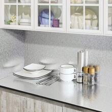 1 Roll Kitchen Wallpaper, Self-Adhesive Waterproof Countertop Cabinet Renovation Sticker - Solid Color - View 6
