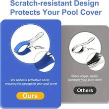 20pcs Practical Heavy‑Duty Windproof Tarp Clips Upgraded Thickened Pool Cover Fastener Strong Lock‑Grip Resist Wind Tearing UV‑Stable Non‑Scratch Design For Above‑Ground Pool Winter Solar Cover Camping Awning Laundry Blanket Fixing Gear - Multicolor - View 8