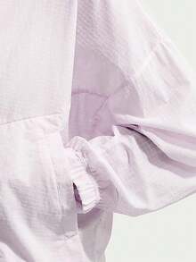 Nike Jaket Tenun Tanpa Tudung Wanita AS W NSW LTWT RIPSTOP WR JKT IF0588-583 - Baby Pink - View 4