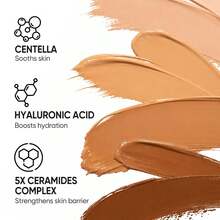 SKINTIFIC كريم أساس ومصحح عيوب بتغطية كاملة # 10C Shell | لمسة نهائية ساتان، مقاوم للماء ومتحكم في الزيوت، قاعدة تغطية قابلة للبناء لإخفاء الوشم، مناسب لجميع أنواع البشرة. - بورسلين بارد 0CN - مشاهدة 7