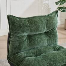 Sillón Relajador Giratorio - Ajuste de 3 Niveles (95°/110°/125°) - Negro - Ver 4