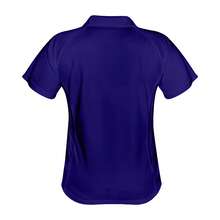 Spiro Womens/Ladies Sports Team Spirit Performance Polo Shirt - Navy/White - View 2