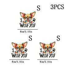1件/2件/3件「吉娃娃版 I Woof You」!適用於T恤、衛衣、枕頭、背包和托特包,理想的節日禮物、節日禮物專案 | 節日設計 | 耐用印刷 - 多色 - 查看 5