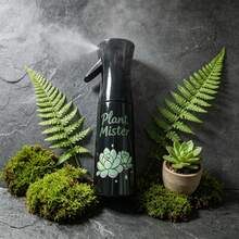 1件獨特多肉植物印花連續細霧噴霧瓶，獨家圖案可重複使用植物噴霧器，多功能可補充噴霧瓶，適用於臉部補水、髮型造型、室內盆栽澆水 - (定製圖案)噴霧瓶 - 查看 17