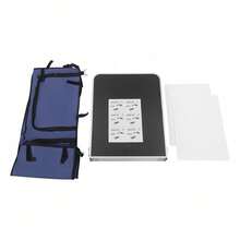 Outdoor Folding Camping Table Black Folding Camping Table With Adjustable Legs - Blue-black - View 3