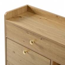 White Shoe Cabinet - Modern Design For Hallways And Entrances - 自然的 - 查看 9