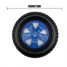 A Tire-Shaped Flying Disc, Durable And Made Of Material. It's A Pet Toy That Can Be Played Independently, Relieving Boredom Through Chewing, Also Serves As A Teething Toy, Interactive Toy, Companion Toy, Perfect Gift For Dogs, Dog Companion Toy Or Training Toy, Suitable For Medium To Large Dogs. - Multicolor - View 3