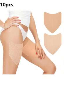 30/20/10pcs Anti-Chafing Thigh Bands, Unisex Anti-Chafing Thigh Pads, Prevent Invisible Chafing And Friction In Summer; Friction Spandex Patch, Suitable For Women's Thighs And Calves, Provide Comfortable Protection; Waistband, Sticker, E-Surface Waterproof Transparent Tape. - View 13