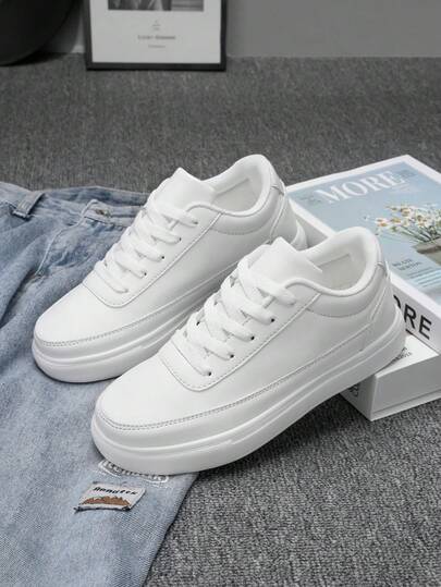 Women's Personalized Fashion Versatile Flat Low-Top Casual Sneakers, Teenagers Daily Commute All-Season Wearable Outdoor Sports Casual Athletic Shoes
