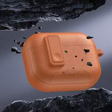 Wireless Earbuds Protective Case Snap Button Magnetic Lock Lid Built-In Phone Stand Compatible With Apple Earbuds Gen 1 2 3 4 Pro Pro2 Pro3 TPU Shockproof Anti-Scratch Full Wrap Shell Universal Size 1pc For Men Women Teens Birthday Holiday Gift Summer Beach Travel Accessory - Multicolor - View 5