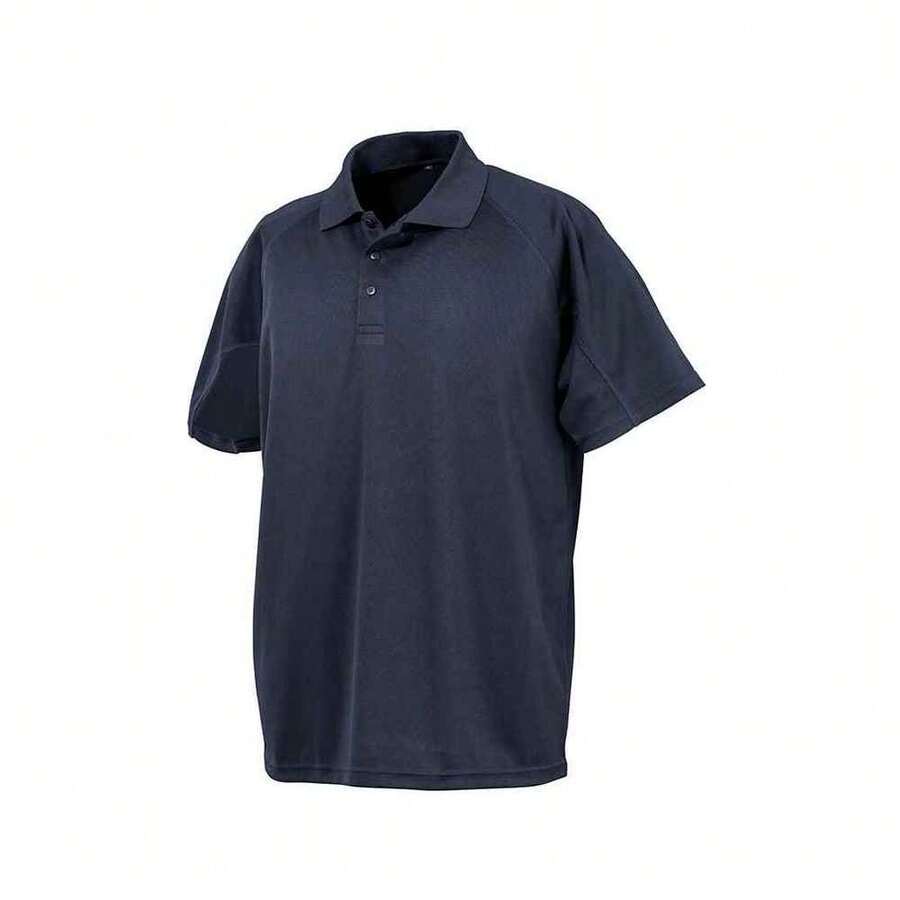 Spiro Womens/Ladies Performance Aircool Polo Shirt - Navy - View 1