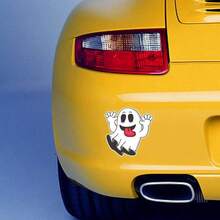 New Car Stickers For Halloween: Ghost, Witch, Creative Decoration, Body Decals, Window Stickers, Bumper Stickers. - Ghost Stickers - View 5
