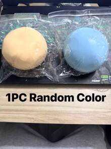 1 pieza Bola de slime extra grande de 10cm, juguete suave y esponjoso para aliviar el estrés, de rebote lento y apretable, regalo ideal para cumpleaños, Navidad, sorpresas - Multicolor - Ver 13