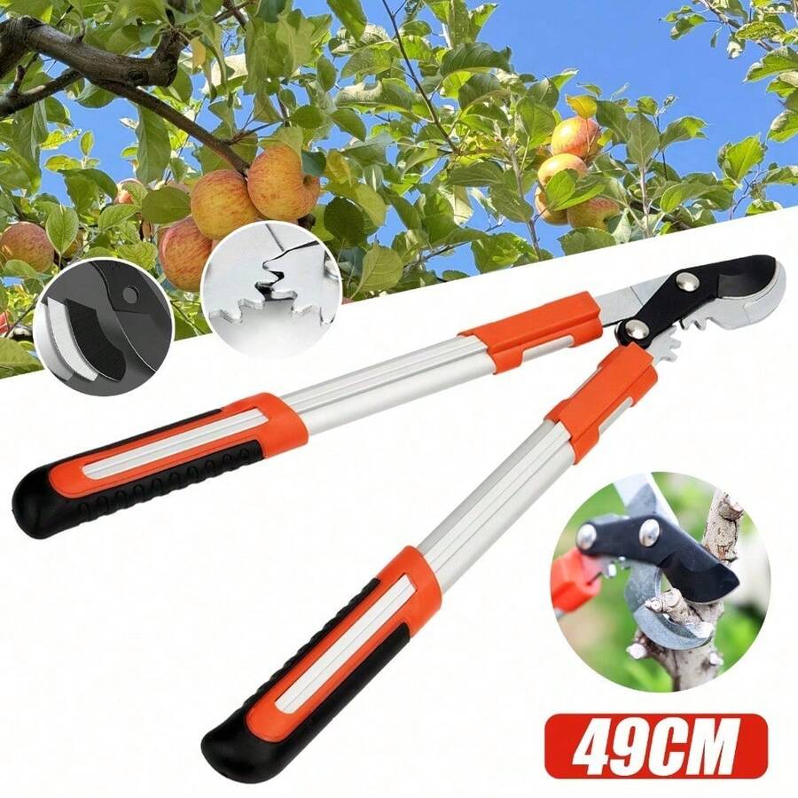 Robuste Ratschen-Gartenschere Mit Ergonomischen Griffen, 30 Mm Schnittkapazität Für Garten- & Obstbaumschnitt – Ideal Für Senioren Mit Eingeschränkter Handkraft, Hobbygärtner & Liebhaber Der Obstbaumpflege - S - Übersicht 1