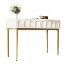 White Vanity Table - Bedroom Sideboard - White - View 3