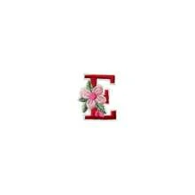 1/26pcs Computer Embroidered Floral Multi-Color English Letter A-Z Badge Patch, Clothing Accessory Decorative Patch With Back Adhesive Embroidery Fabric - Multicolor - View 20