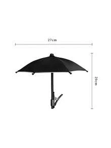 Outdoor Waterproof Anti-Glare Phone Sunshade Umbrella, Built-In Bracket, Mini Umbrella, Essential For Travel, Vacation Camping And Delivery Services - Multicolor - View 18