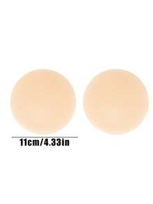 Plus Size Invisible Nipple Covers, Reusable Self-Adhesive Nipple Covers, 11cm Large Area Coverage Seamless Nipple Covers - Multicolor - View 9