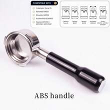 58mm 3-Ear Bottomless Portafilter, Professional Espresso Handle, Compatible With CASABREWS 5700 Series Neutron Pro Ultra 4700Gense, 304 Stainless Steel Material, Includes Filter Basket, 4.9mm Thickness - Multicolor - View 14