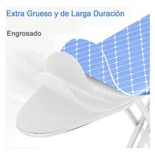 Tabla de planchar plegable altura ajustable superficie engrosada almacenamiento compacto hogar dormitorio lavandería soporte estable fácil guardar - por defecto - Ver 5