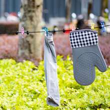 Ins Style Portable Retractable Clothesline, Travel Camping RV Balcony Multi-Function Non-Slip Drying Rope, Comes With Colorful Anti-Fall Fixed Clothespins, Adjustable Rope Length Elastic And Secure Without Slipping, Compact Storage With Drawstring Bag Not Taking Up Luggage Space, Suitable For Business Trips Hotel, Beach Vacation, Outdoor Picnic, Home Balcony Drying Underwear Socks Towels, Portable Drying And Storage Rope - Multicolor - View 3