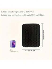 Extra Large Heavy Duty Waterproof Double Layer Non-Slip Washable Pet Floor Protection Mat Cat Litter Box Sand Trapping Mat - Multicolor - View 18